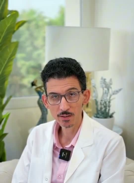 Dr. Ahmed Awad, a still from his most-liked real Instagram video